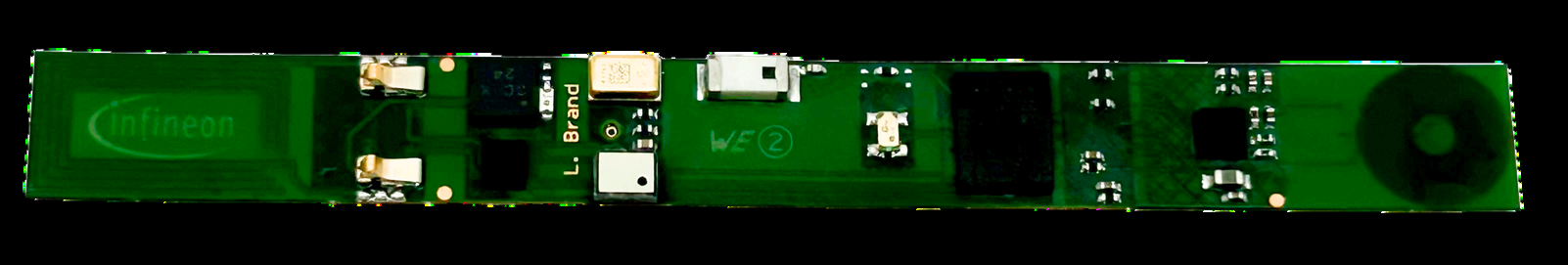 Hochintegrierte Smart-Ring-Baugruppe mit NFC-Antenne und Sicherheitschip